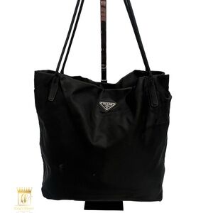 Prada Black Nylon Tote